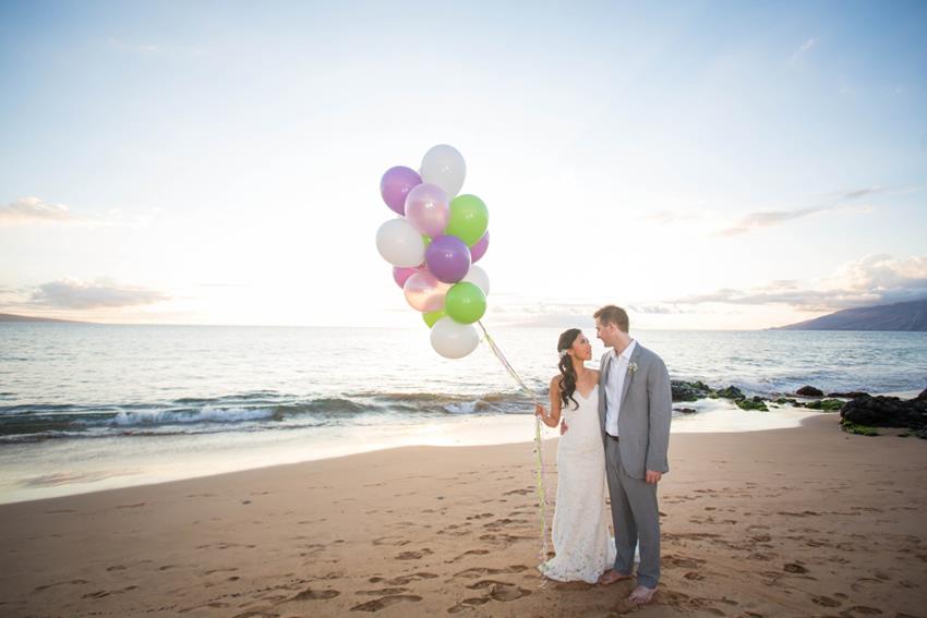 real wedding - maui destination wedding