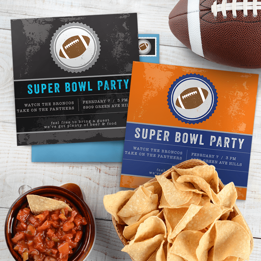Super Bowl Party Invitations