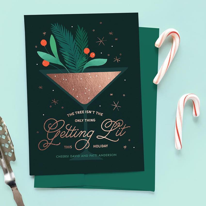 Lit Martini by Paper Raven Co.