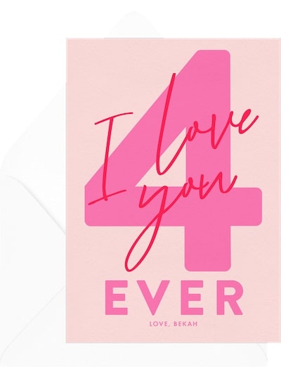 4 Ever Love Card