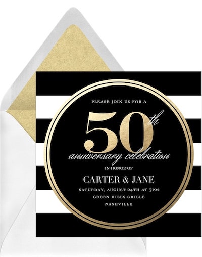 50th Celebration Invitation