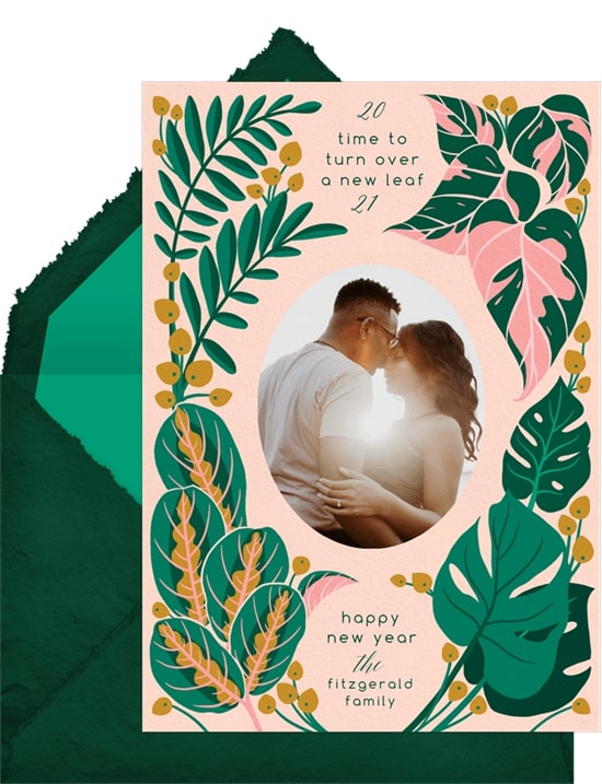 A New Leaf Card
