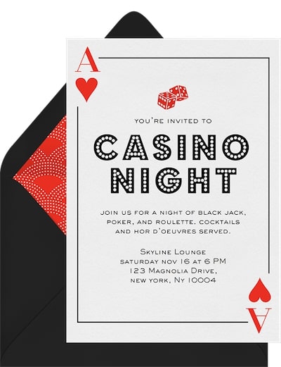 Ace of Hearts Invitation