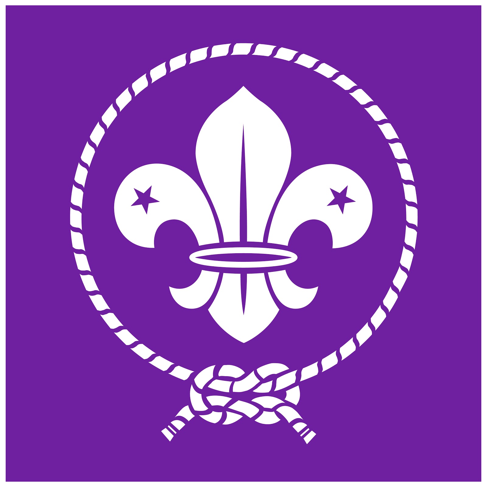Eagle Scout logo in purple
