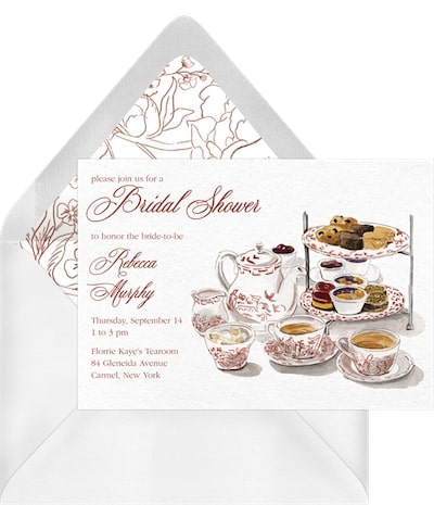 Afternoon Tea Invitation