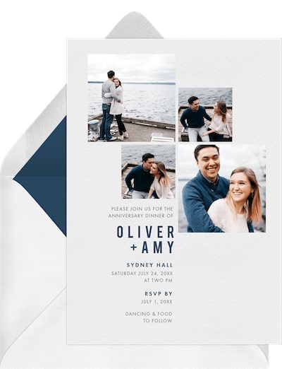 Anniversary ideas: All The Photos Invitation