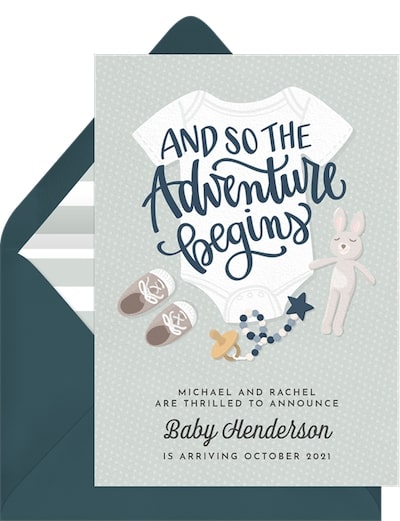 Baby Adventures Announcement