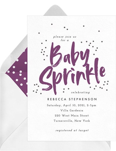 Baby Sprinkle Invitation