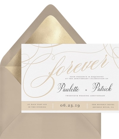 Beautiful Forever Invitation