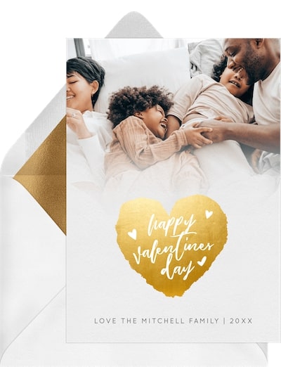 Digital Valentines Day card: Big Heart Card