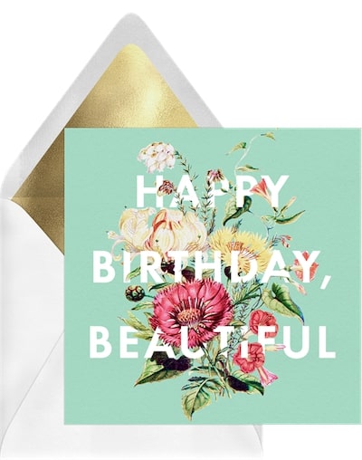 Birthday Beauty Card