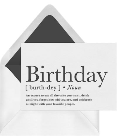 Birthday Defined Card