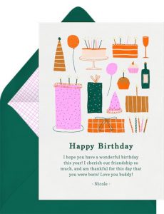 Birthday card ideas for grandma: Birthday Doodles Card