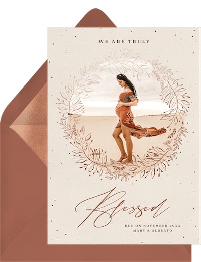 Blessed Wreath Announcement