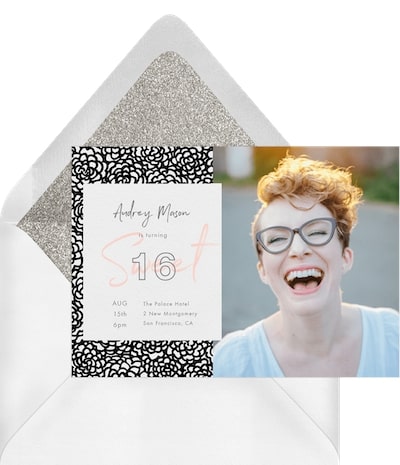 Blooming 16 Invitation