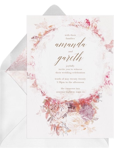 Boho Bouquet Invitation