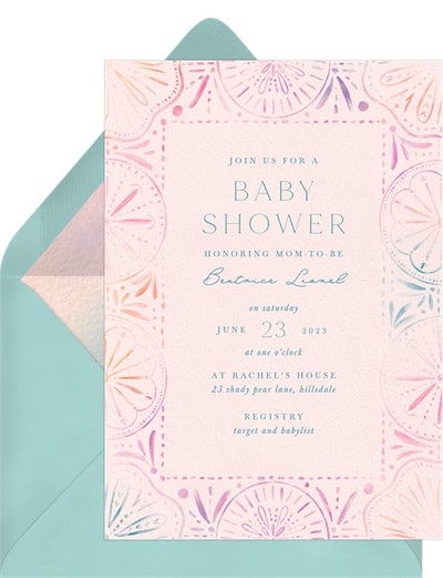 Boho Sunburst Invitation
