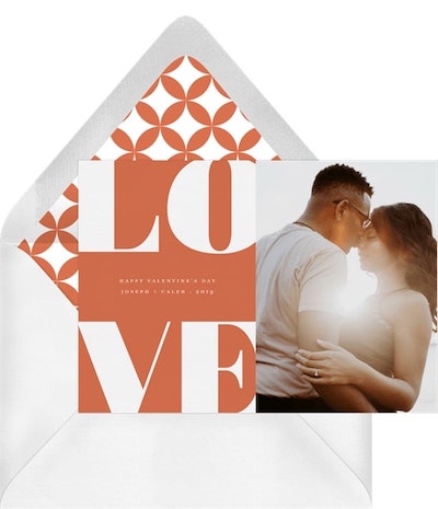 Bold Love Card