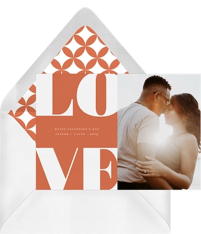 Bold Love Card