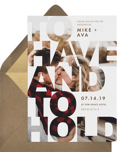 Bold Type Invitation