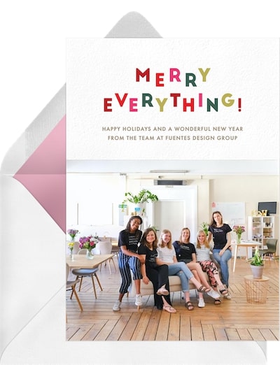 Bouncy Merry Everything Card