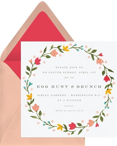 Bright Spring Florals Invitation
