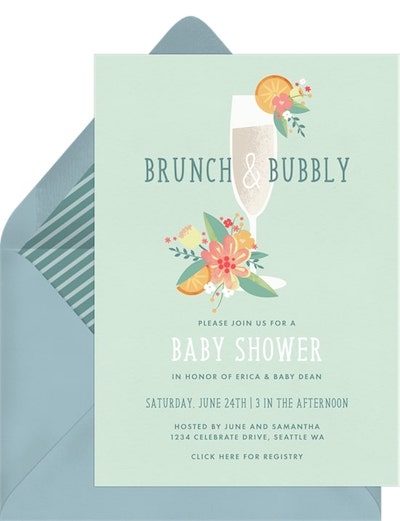 Brunch and Bubbly Invitation