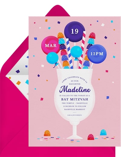 Candyland Invitation