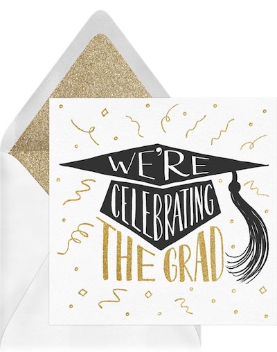 High school graduation party ideas: Celebrating the Grad Invitation