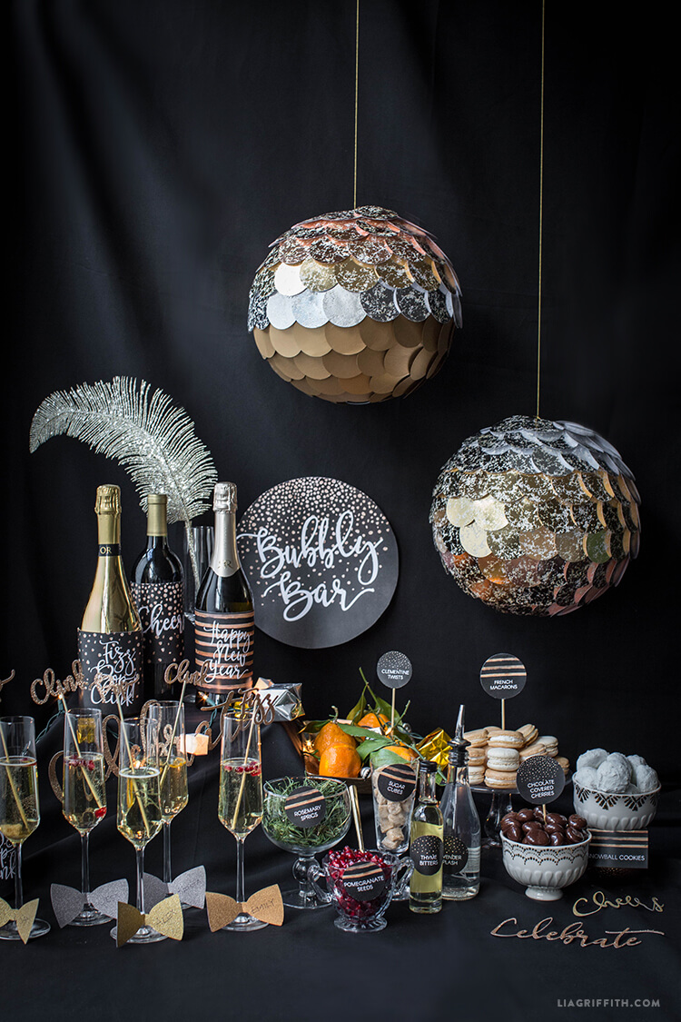 Easy Decorations for a Fun and Festive New Year's Eve Party