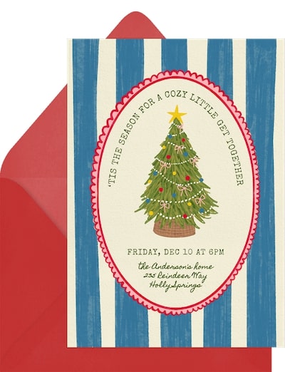 Charming Tree Invitation