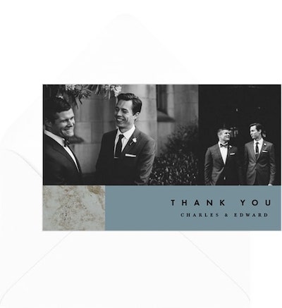 Chic Minimalist Thank You Note