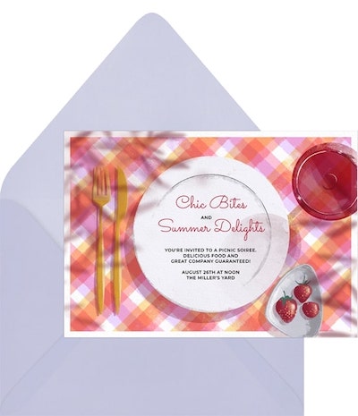 Chic Picnic Invitation