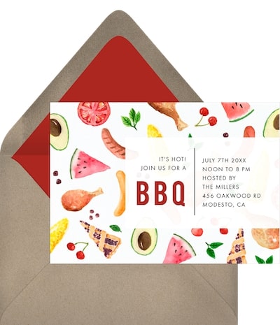 Classic BBQ Invitation