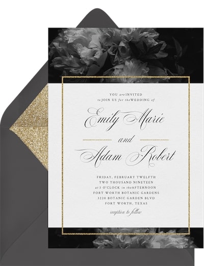 Classic Blooms Invitation