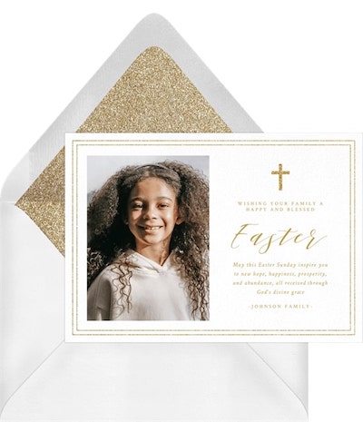 Classic Grace Photo Invitation