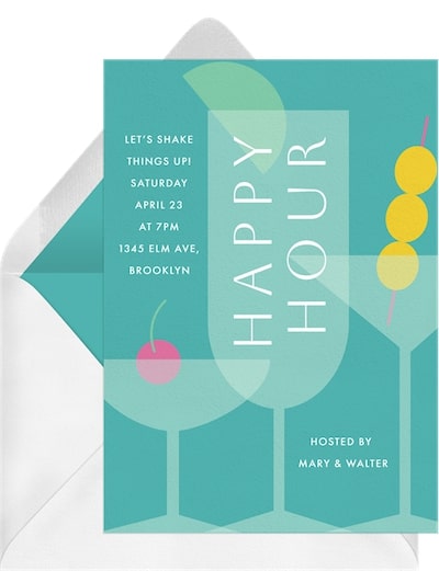 Cocktail Trio Invitation