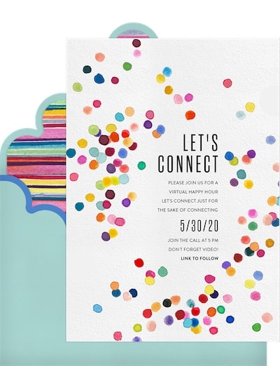 Confetti Burst Invitation