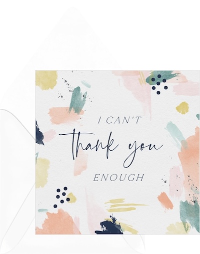 Confetti Wishes Card
