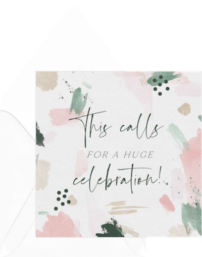 Confetti Wishes Card