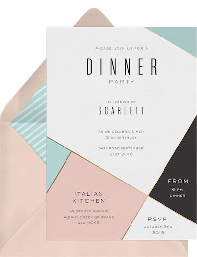 Contemporary Chic Invitation