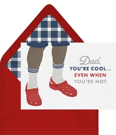 Cool Dad Card