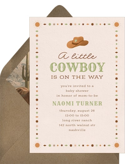 Country Cutie Invitation