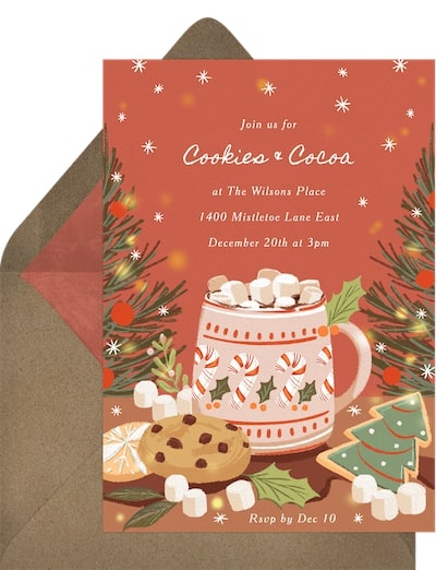 Cozy Cocoa Invitation