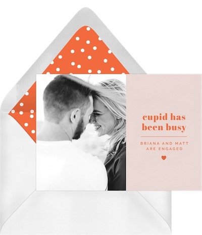 Cupid Has Been Busy Announcement