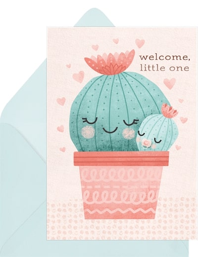 Cutie Cactus Invitation