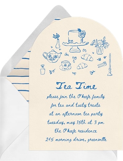 Dainty Doodles Invitation