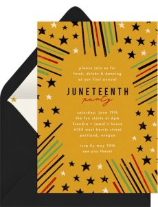 Deconstructed Flag Invitation