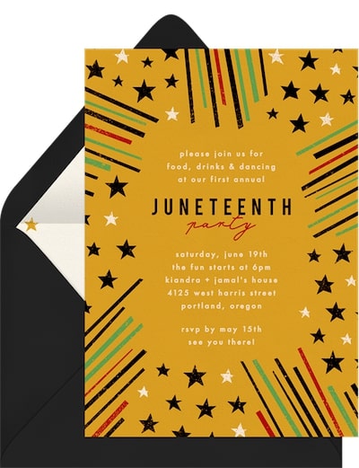 Deconstructed Flag Invitation