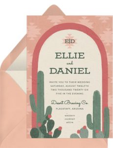 Desert Adobe Invitation